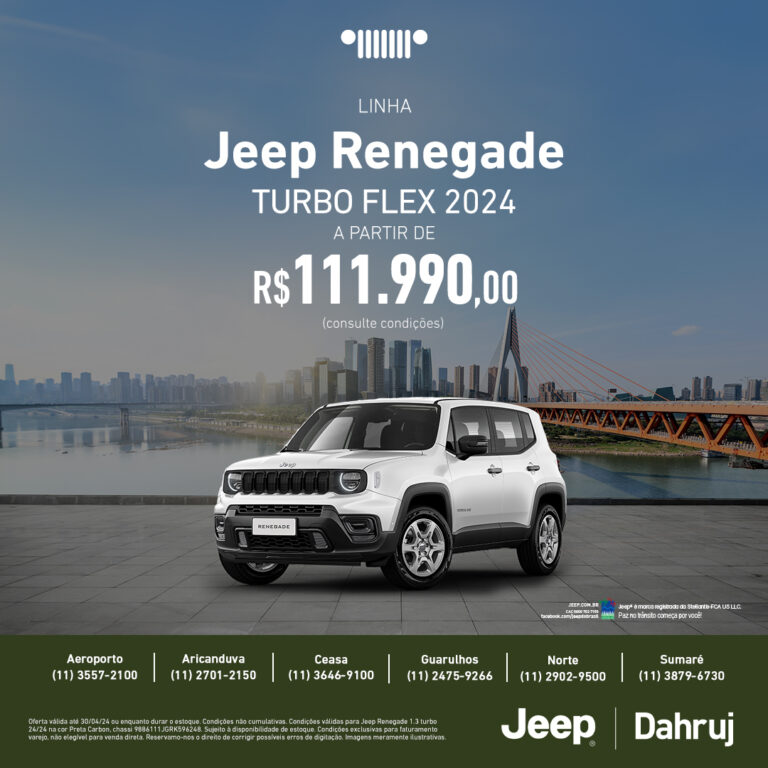 Jeep Renegade Turbo Flex feed